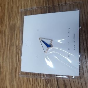 NWT n x u Paper Plane Enamel Pin